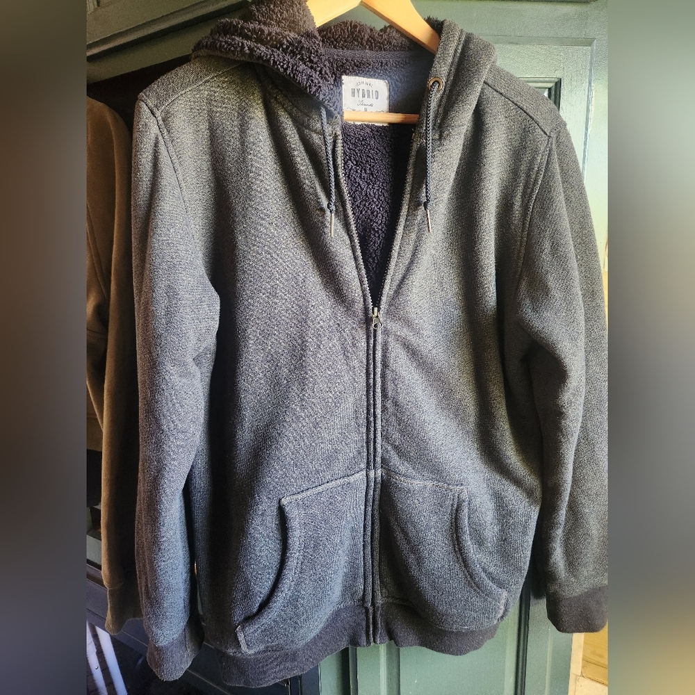 Men's Hybrid Fleece lined Hooded Sweatshirt